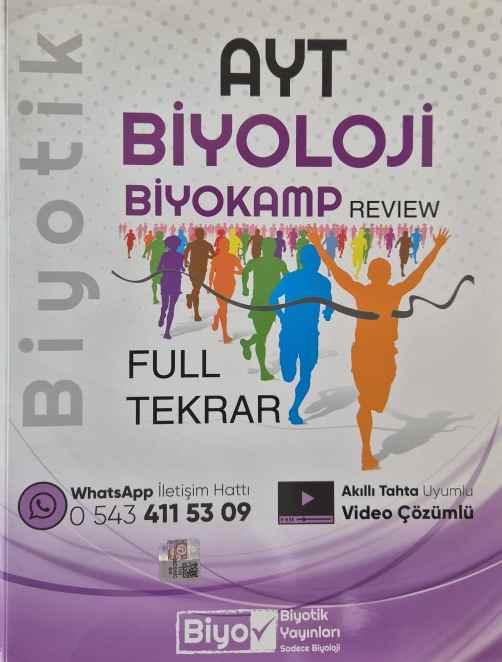 BİYOTİK YKS AYT BİYOKAMP REVİEW - 2024-25