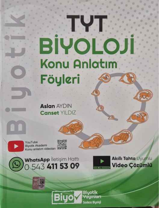 BİYOTİK TYT KONU ANLATIM BİYOLOJİ - 2024-25