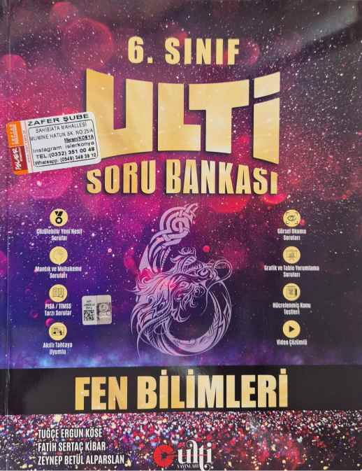 ULTİ 06.SINIF S.B. FEN BİLİMLERİ - 2024-25