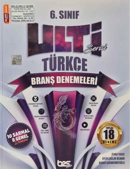 ULTİ 06.SINIF DENEME TÜRKÇE - 2024-25