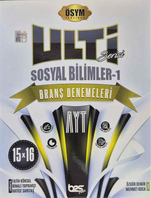 *ULTİ YKS AYT DENEME SOSYAL BİLİMLER-1 -2023