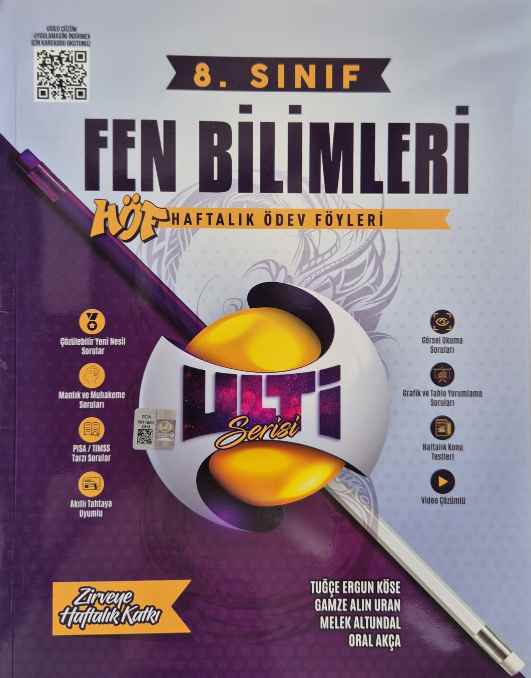 ULTİ 08.SINIF HF.ÖDEV FÖY (HÖF) FEN - 2024-25