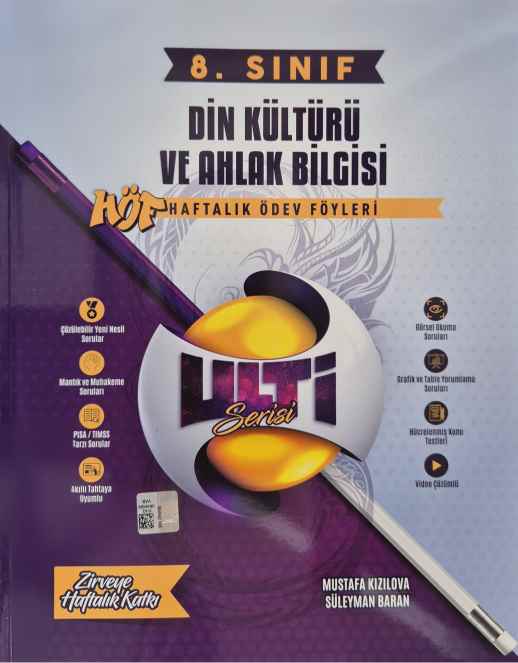 ULTİ 08.SINIF HF.ÖDEV FÖY (HÖF) DİN - 2024-25