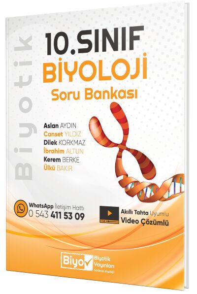 BİYOTİK 10.SINIF SORU BANKASI BİYOLOJİ - 2024-25