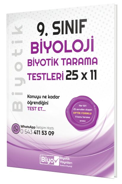 *09.SINIF BİYOTİK TARAMA TESTİ BİYOLOJİ - 2022-23