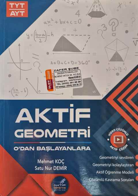 AKTİF TYT AYT 0 DAN BAŞLAYANLARA GEOMETRİ - 24-25