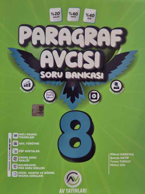 8.SINIF AV SORU BANKASI PARAGRAF - 24-25