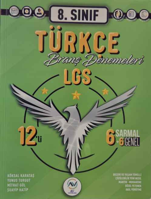 8.SINIF AV LGS DENEME 12 Lİ TÜRKÇE - 24-25