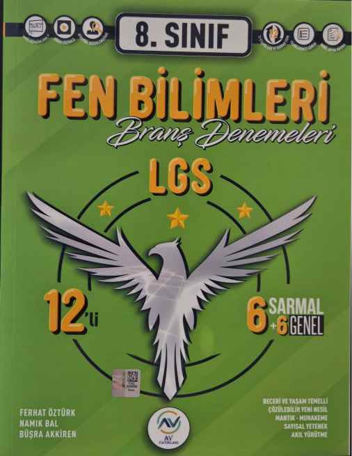 8.SINIF AV LGS DENEME 12 Lİ FEN BİLİMLERİ - 24-25