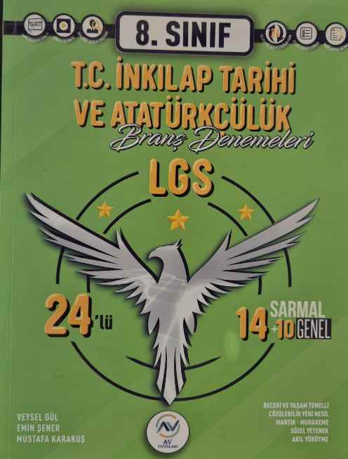 8.SINIF AV LGS DENEME 24 Lİ İNKİLAP TARİHİ - 24-25