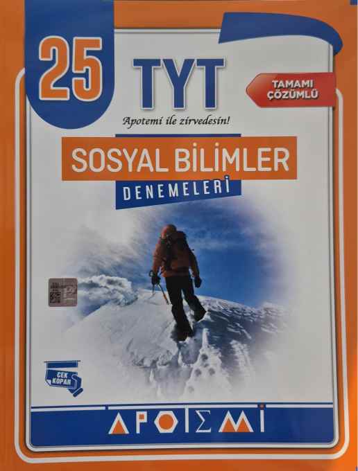 APOTEMİ TYT DENEME 25 Lİ SOSYAL BİLİMLER - 2024-25