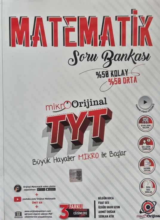 MİKRO ORİJİNAL TYT S.B. MATEMATİK - 24-25