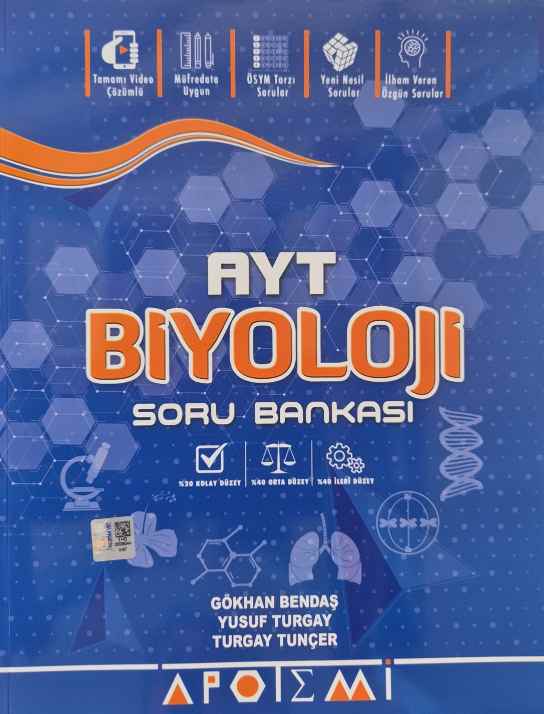 APOTEMİ YKS AYT S.B. BİYOLOJİ - 2024-25