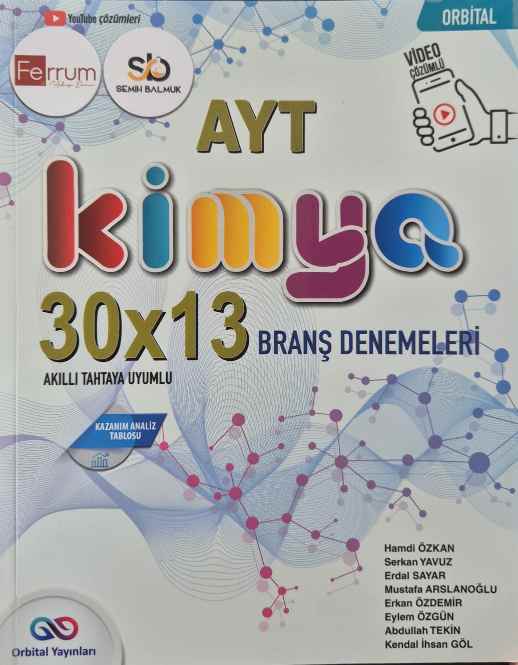 ORBİTAL YKS AYT DENEME KİMYA - 2023-24