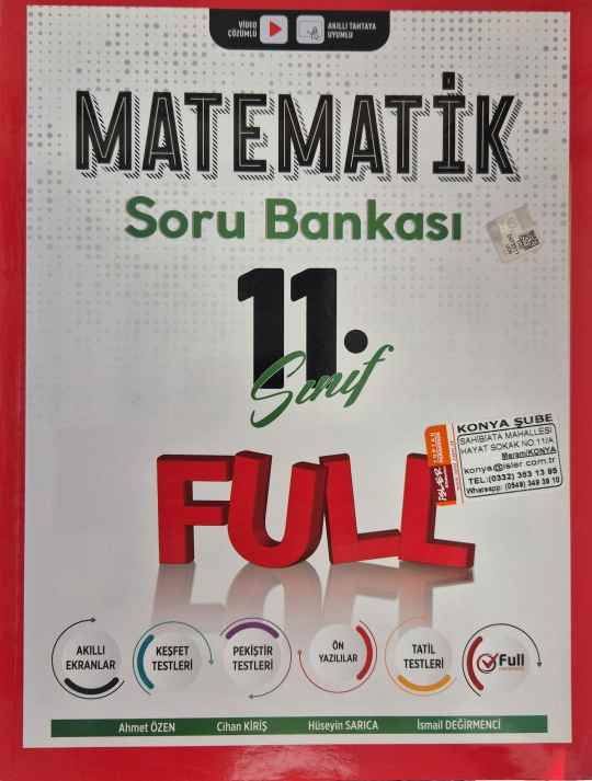 FULL 11.SINIF SORU BANKASI MATEMATİK - 2024-25