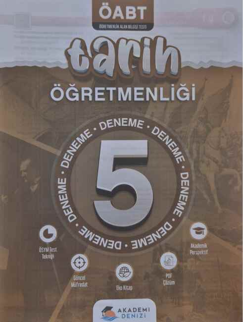 ÖABT TARİH ÖĞRET.5 Lİ DENEME -2024