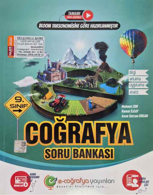 *E-COĞRAFYA 09.SINIF SORU BANKASI COĞRAFYA - 23-24