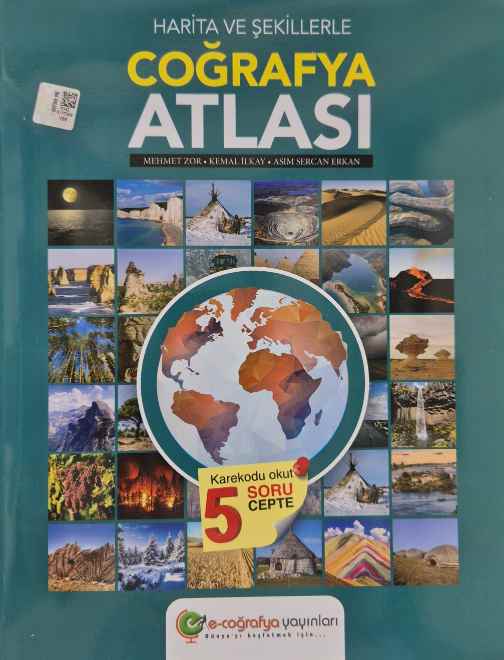 E-COĞRAFYA HARİTA VE ŞKLLERLE COĞR.ATLASI - 24-25