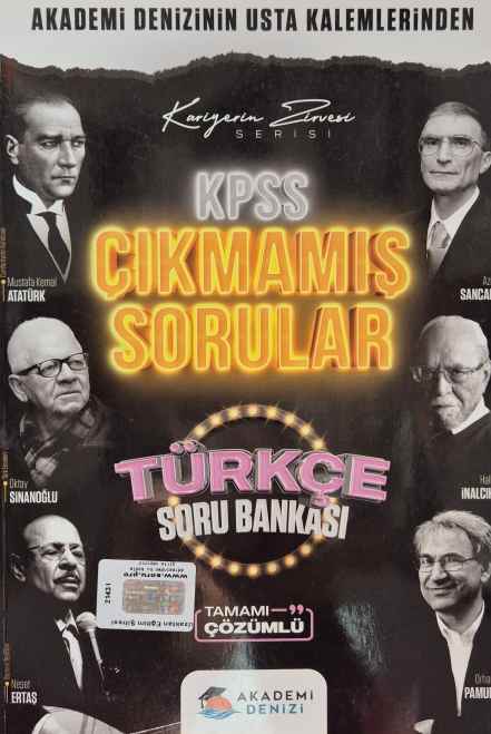 KPSS ÇIKMAMIŞ S.B. TÜRKÇE ÇÖZÜMLÜ - 2024