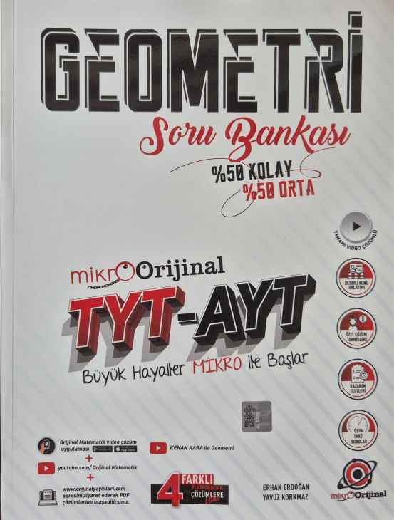 MİKRO ORİJİNAL YKS TYT AYT S.B. GEOMETRİ - 24-25