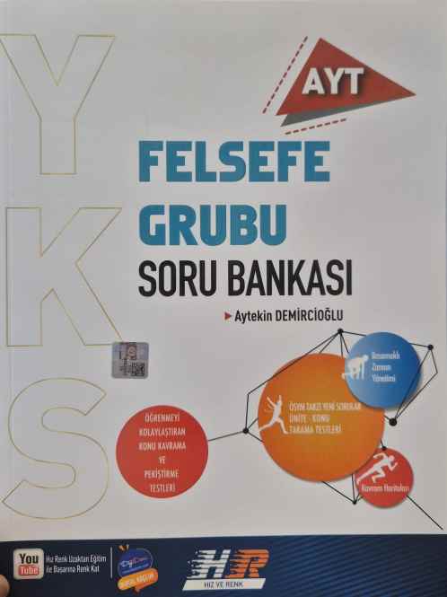 YKS AYT HIZ ve RENK S.B. FELSEFE - 2024-25