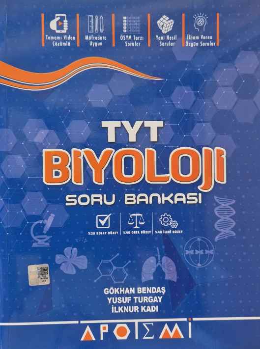 APOTEMİ TYT S.B. BİYOLOJİ - 2024-25