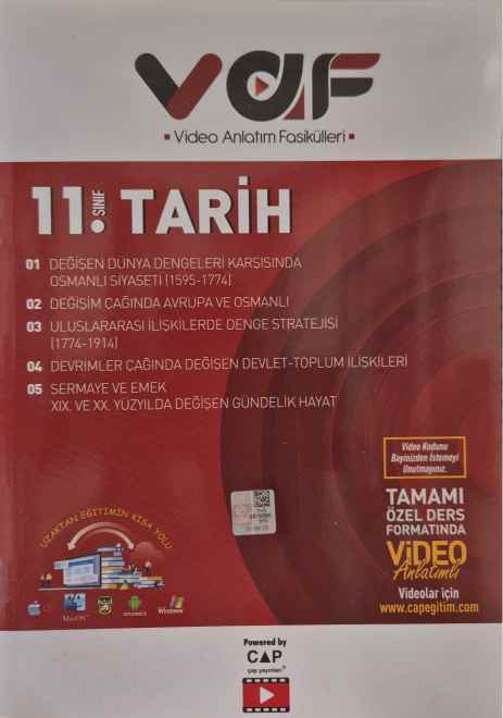 VAF 11.SINIF FASİKÜL TARİH - 2021