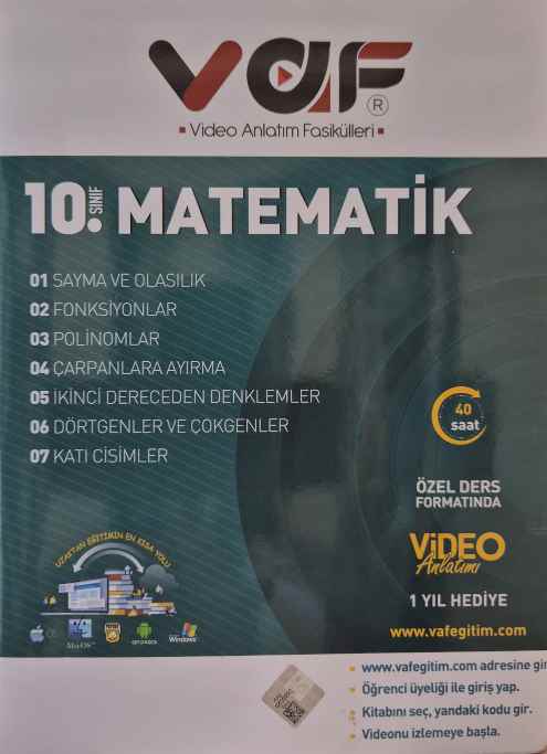 *VAF 10.SINIF FASİKÜL MATEMATİK - 2022-23