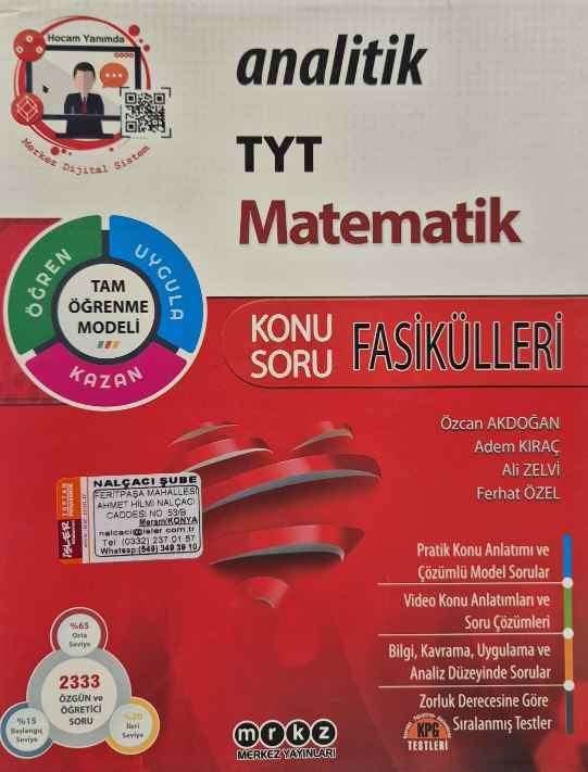 MERKEZ TYT ÜNİV.HAZ. KA.SB. MATEMATİK - 24-25