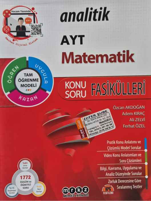 MERKEZ YKS AYT ÜNİV.HAZ. KA.SB. MATEMATİK - 24-25