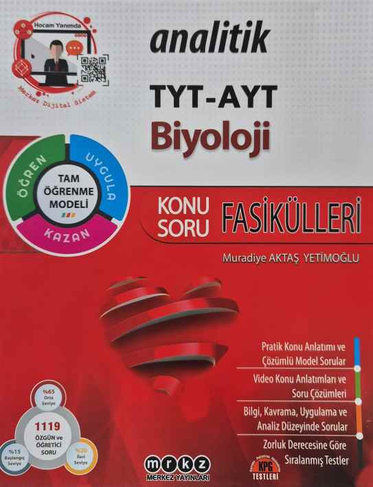 YKS TYT AYT ANALİTİK KA.SB. BİYOLOJİ - 2023-24