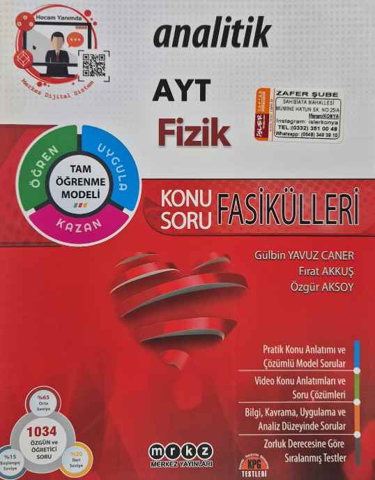 MERKEZ YKS AYT ÜNİV.HAZ. KA.SB. FİZİK - 24-25