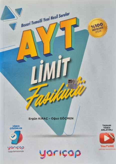 YARI ÇAP YKS AYT FASİKÜLLERİ LİMİT - 2024-25