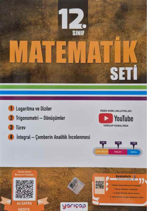 YARI ÇAP 12.SINIF SET MATEMATİK - 2024-25