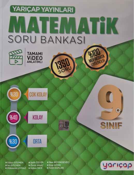 YARI ÇAP 09.SINIF S.B. MATEMATİK - 2024-25