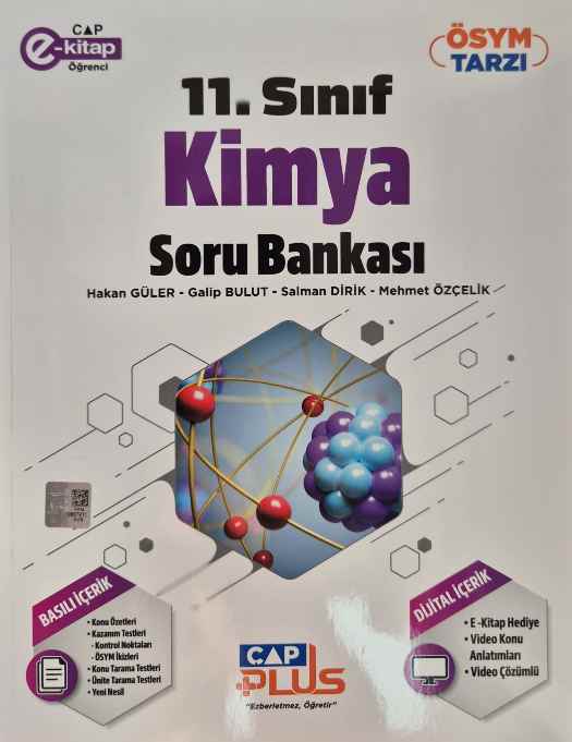 ÇAP 11.SINIF S.B. ANADOLU PLUS KİMYA - 2024-25