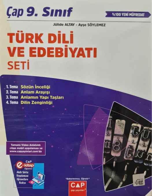 ÇAP 09.SINIF SET T.EDEBİYATI - 2024-25