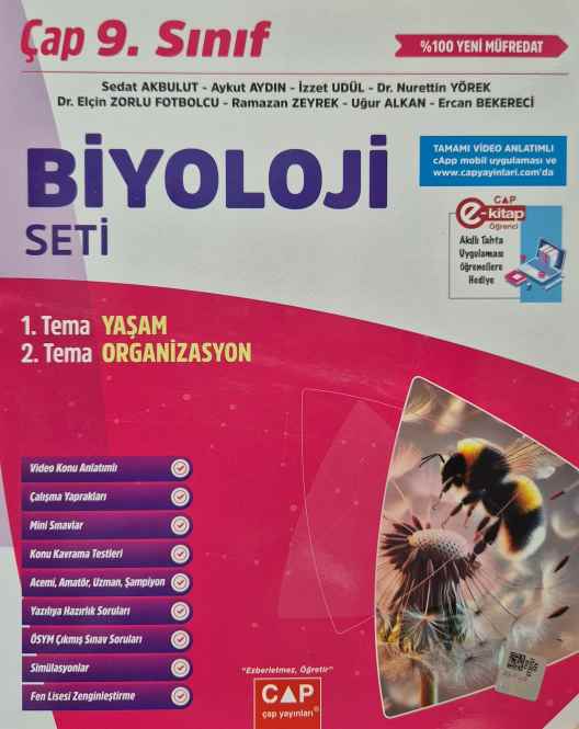 ÇAP 09.SINIF SET BİYOLOJİ - 2024-25