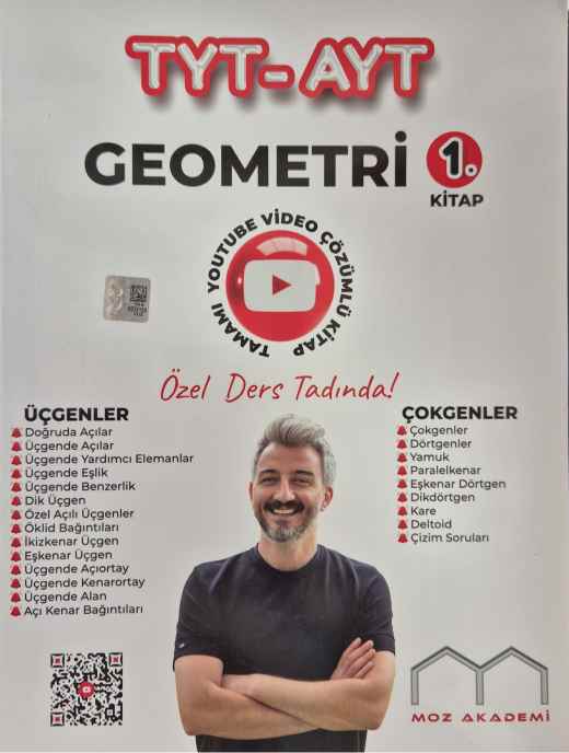 ALAN MOZ AKADEMİ YKS TYT AYT GEOMETRİ 1 - 2024-25