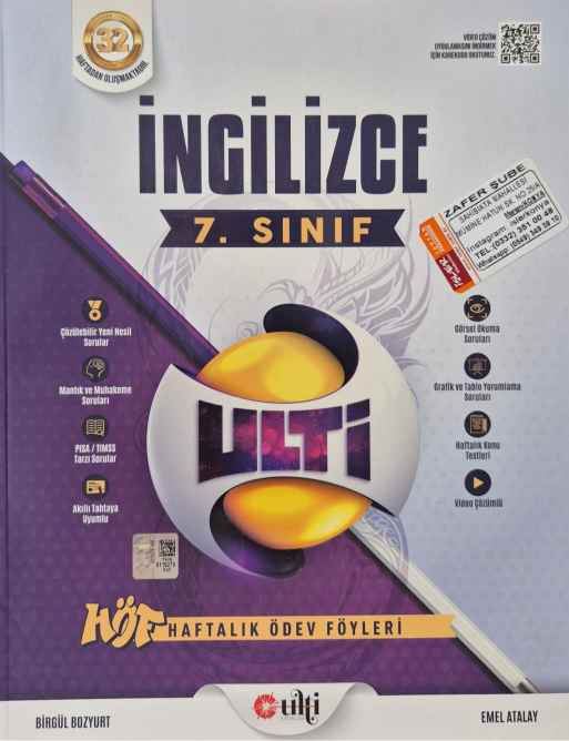 ULTİ 07.SINIF HF.ÖDEV FÖY (HÖF) İNGİLİZCE - 24-25