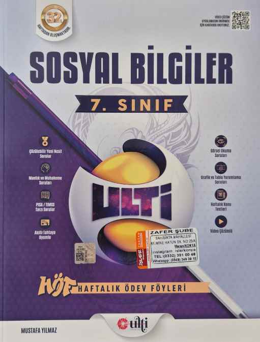 ULTİ 07.SINIF HF.ÖDEV FÖY (HÖF) SOSYAL - 2024-25