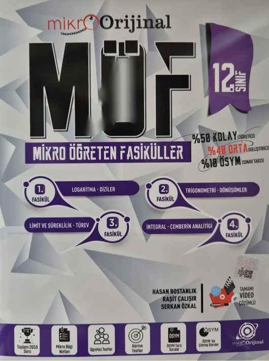 MİKRO ORİJİNAL 12.SINIF MÖF SET MATEMATİK - 24-25