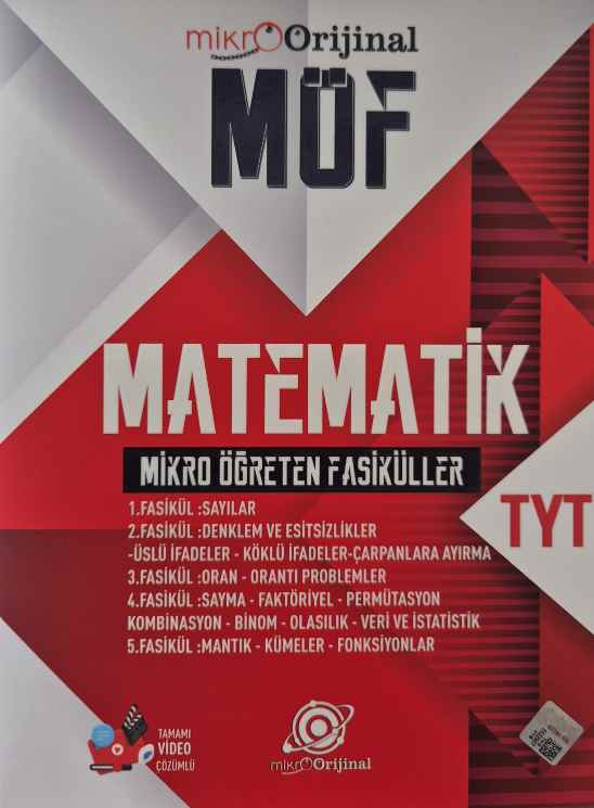 MİKRO ORİJİNAL TYT MÖF SET MATEMATİK - 24-25