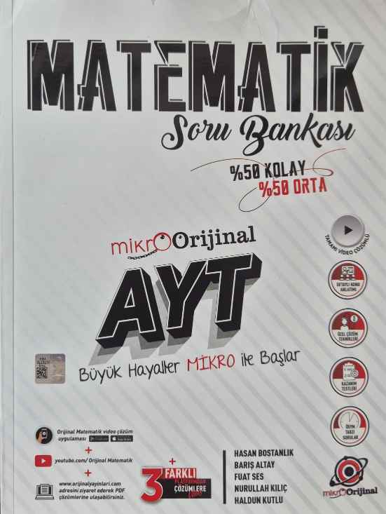 MİKRO ORİJİNAL YKS AYT S.B. MATEMATİK - 24-25