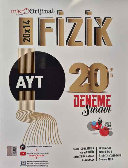 MİKRO ORİJİNAL YKS AYT DENEME 20Lİ FİZİK - 24-25