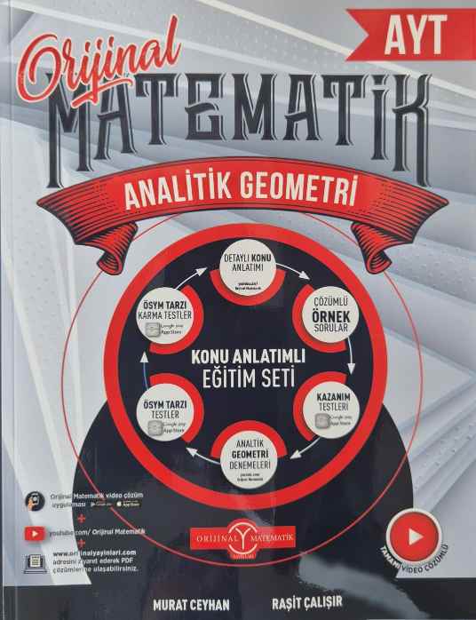 ORİJİNAL YKS AYT KA.SB. ANALİTİK GEOMETRİ  - 24-25