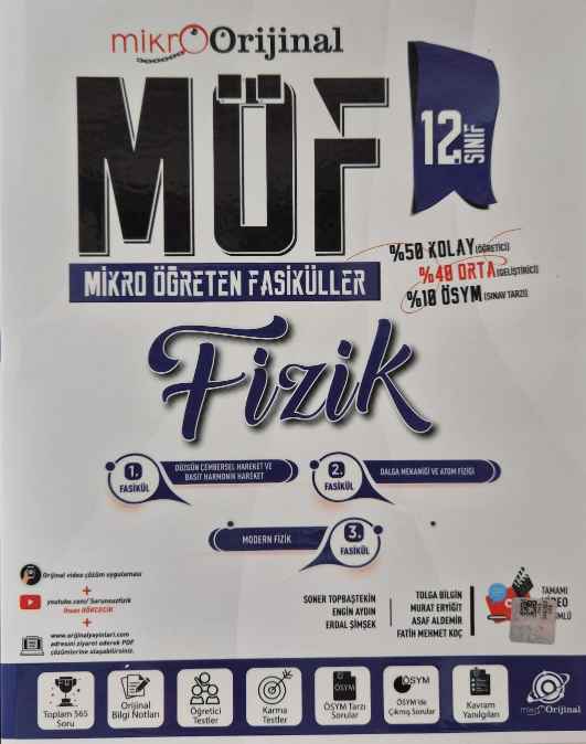 MİKRO ORİJİNAL 12.SINIF MÖF SET FİZİK - 24-25