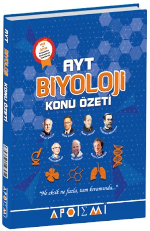 APOTEMİ YKS AYT KONU ÖZETİ BİYOLOJİ - 2024-25