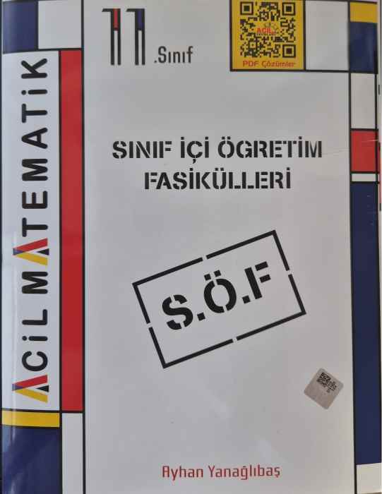 ACİL 11.SINIF SET SÖF 3 FASİKÜL MATEMATİK - 24-25