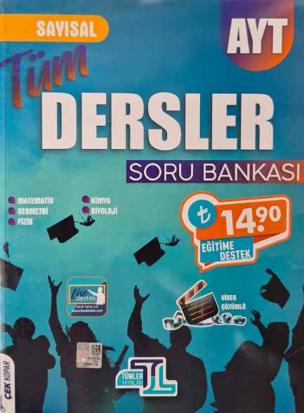 *AYT SORU BANKASI TÜM DERSLER SAYISAL - 2022